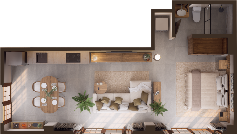 Planta arquitectónica, Estudio 103