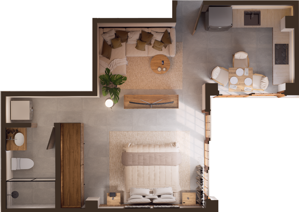Planta arquitectónica, Estudio 201