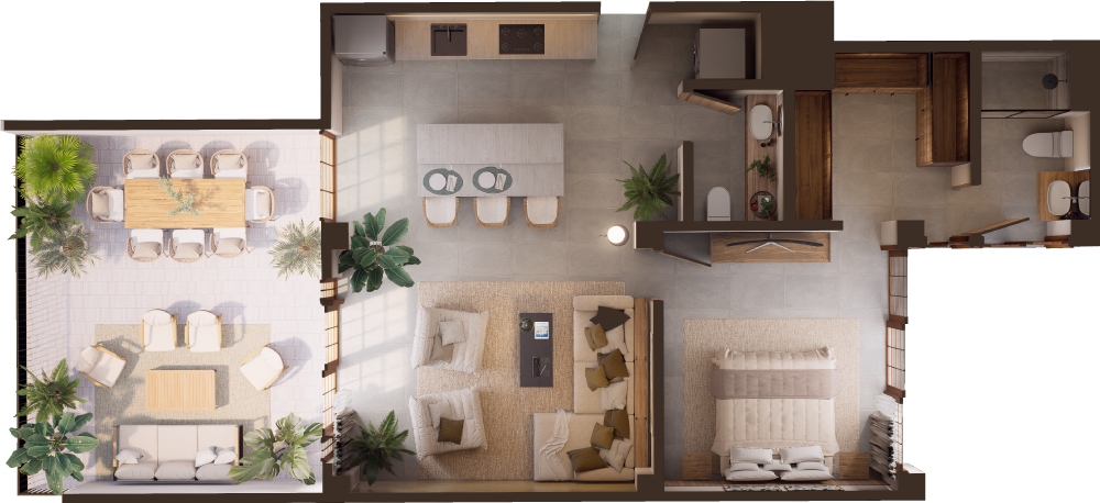 Planta arquitectónica, Penthouse 401